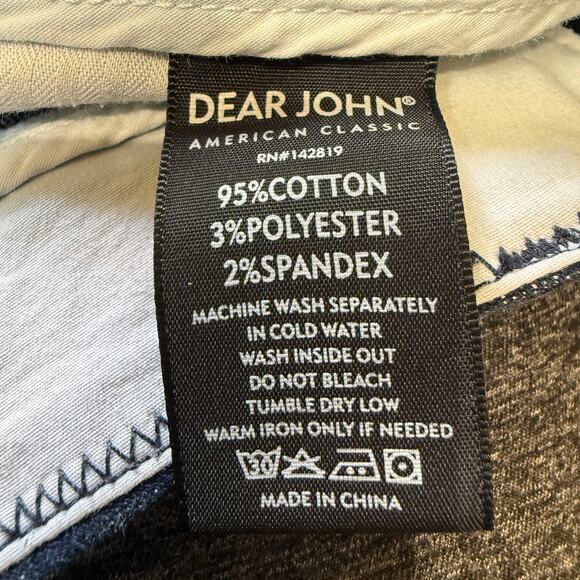 Dear John Holly Style Rolled Cuff Denim Shorts Size 32 - Picture 9 of 13